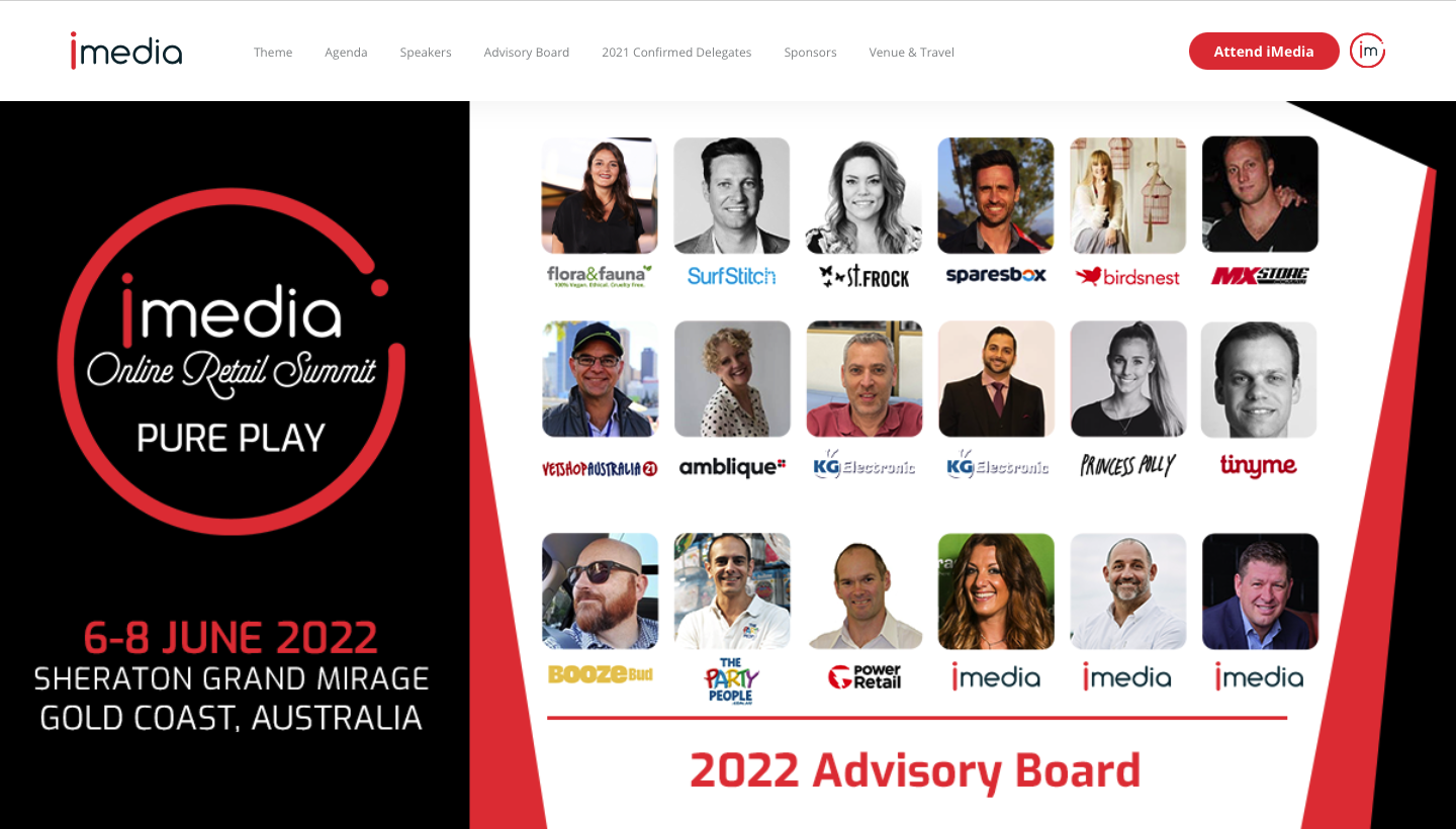 Top 24 eCommerce Conferences to Attend in 2022 - iMedia Online Retail Summit Pure Play