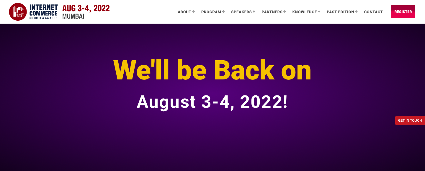 Top 24 eCommerce Conferences to Attend in 2022 - Internet Commerce Summit & Awards