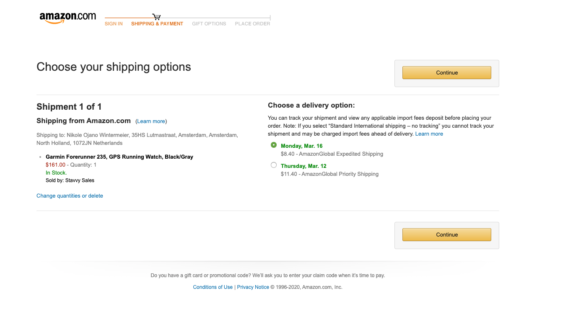 Amazon’s Default Options