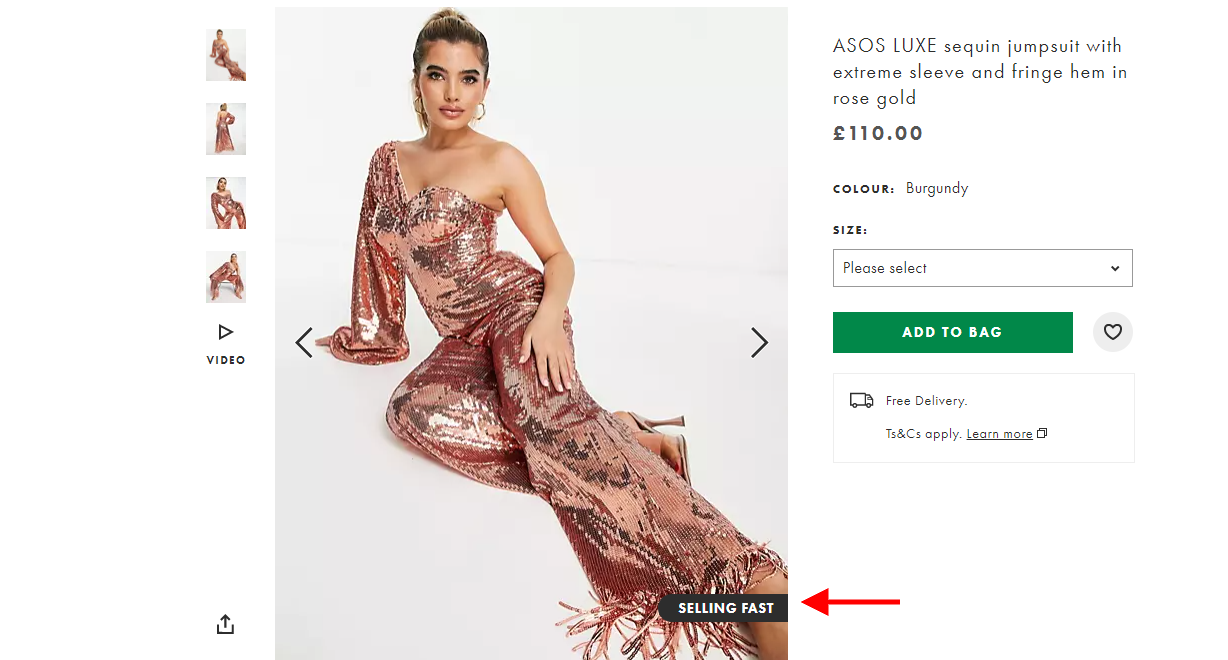 ASOS In-Picture Nudge
