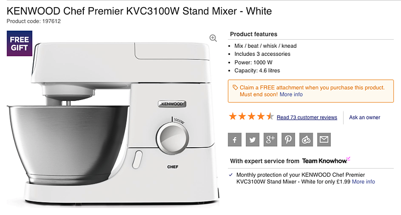 Kenwood’s Freebie Nudge