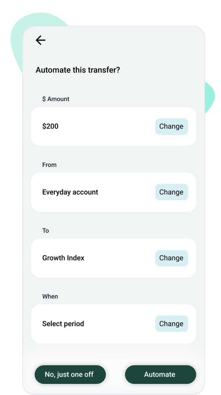 screenshot showing the automation process
