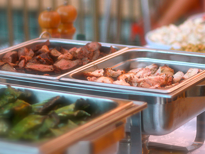 we cater for corporate events for all our menus