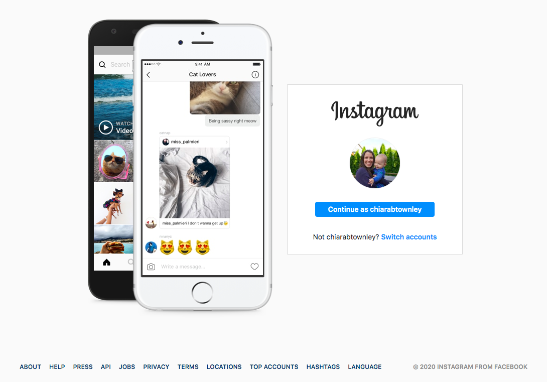 Instagram social media