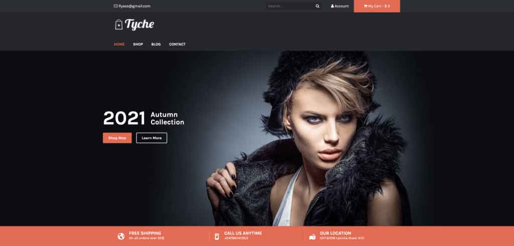 Thème WP tyche