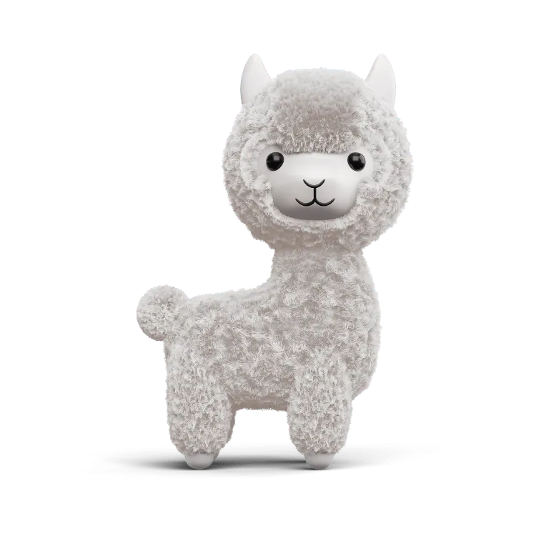 fruity llama mascot