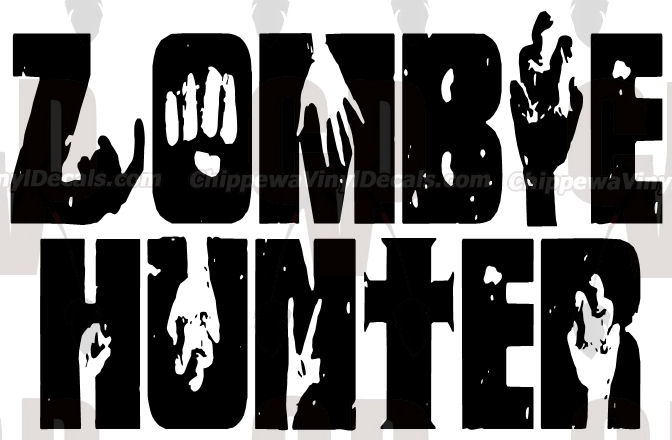 free--zombiehunterdecal