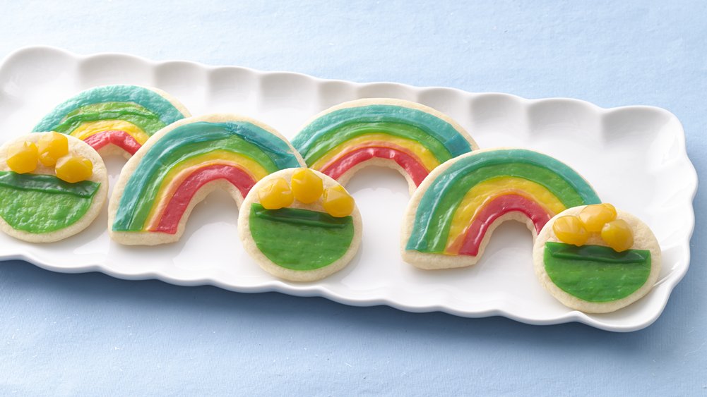 63-Rainbow-Recipes-Gold Cookies