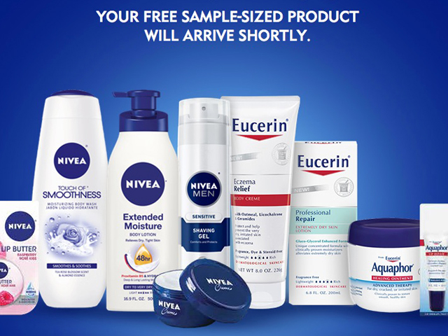 nivea-eucerin-aquaphor-sample-