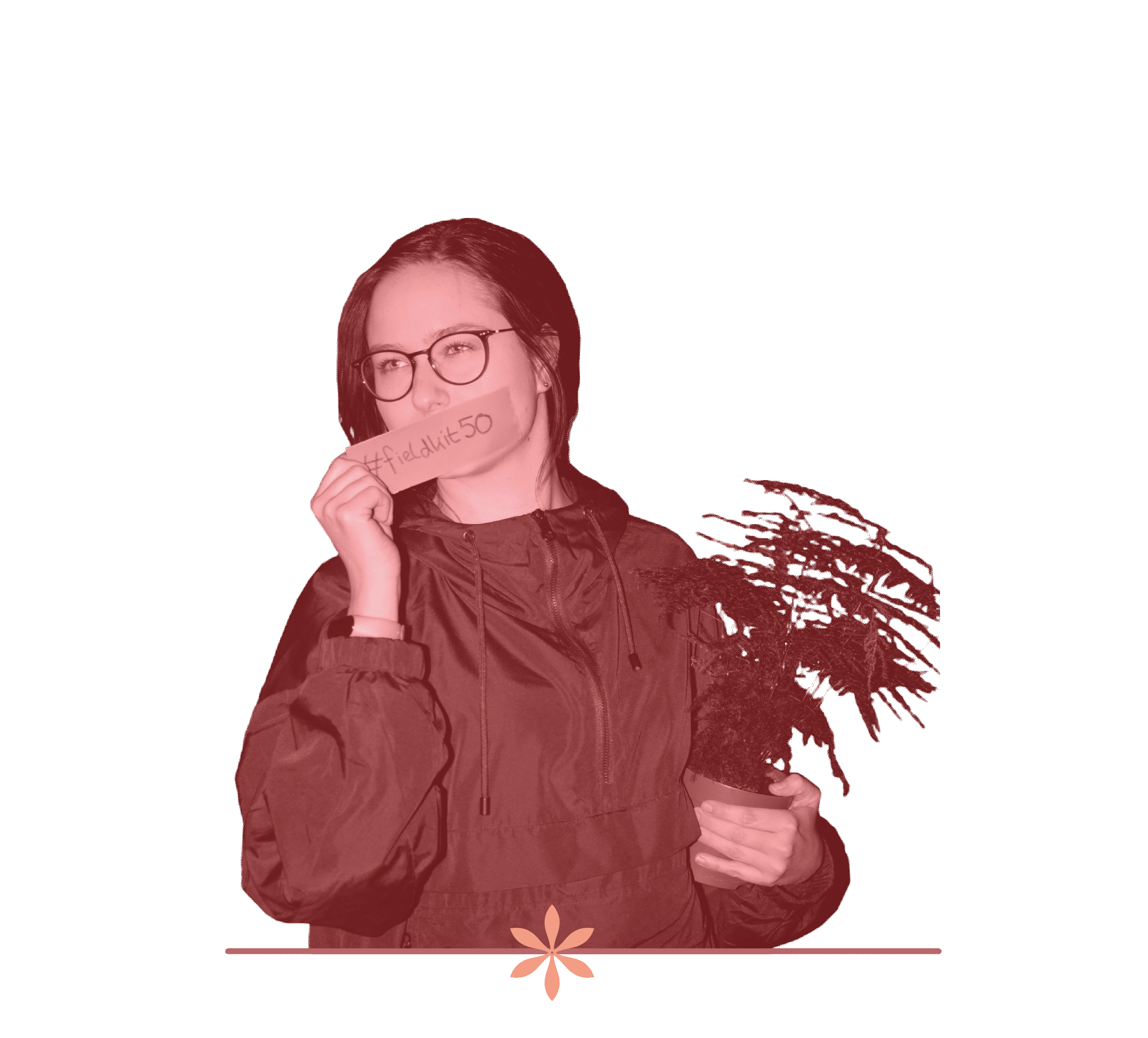 A looped GIF image showing different images of the designer Lea Rauh one after another.