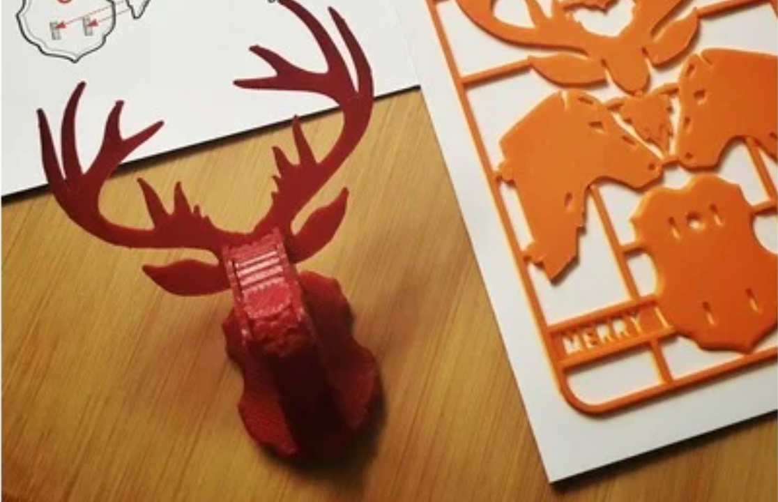 A reindeer kit card made by tone001