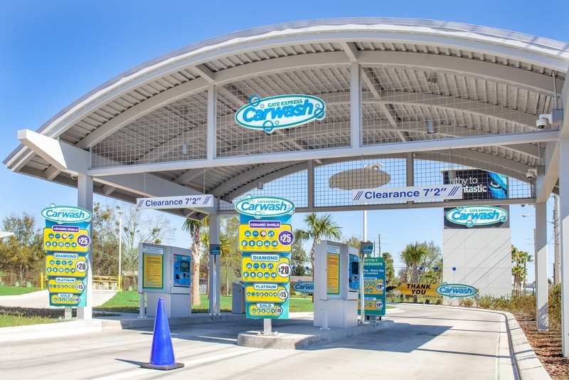 Gate Express Carwash Harbinger Sign