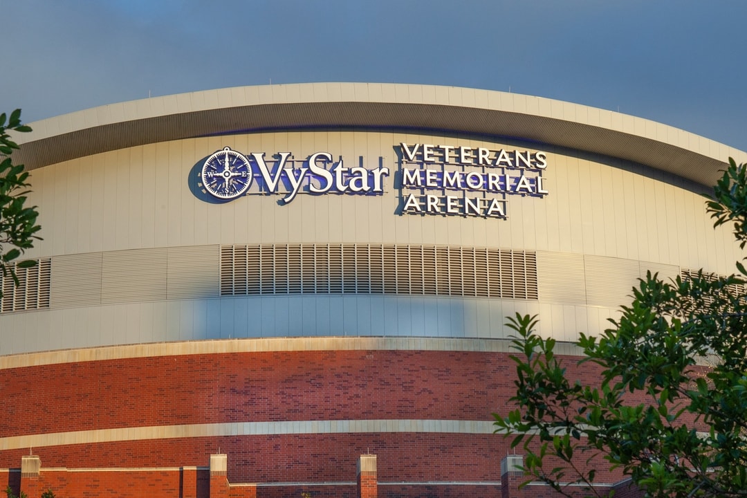 VyStar Veterans Memorial Arena | Harbinger Sign