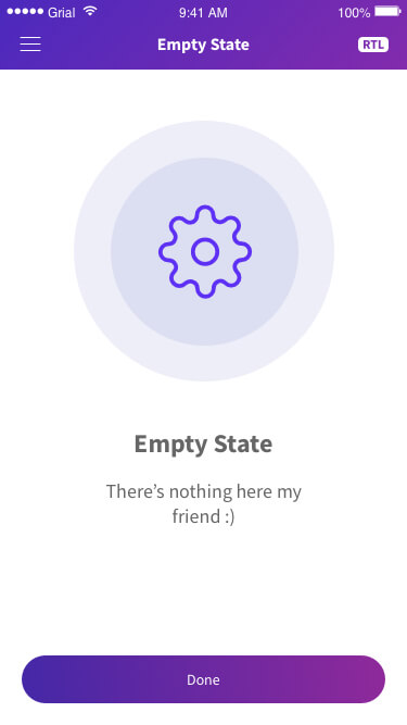 Empty State Page Xamarin.Forms XAML