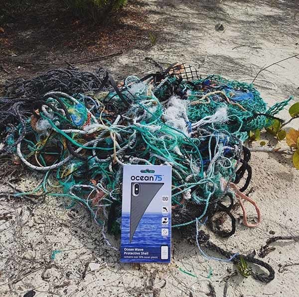 coque Ocean 75 recyclée des océans