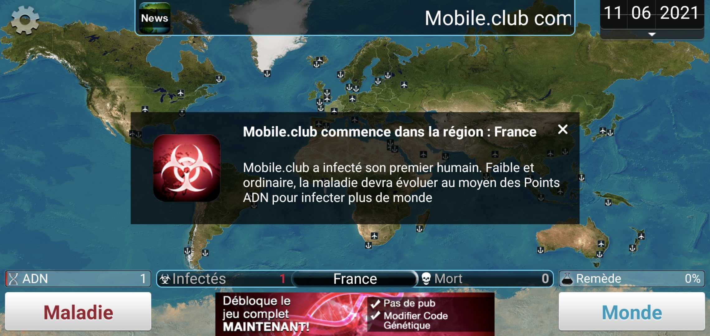 jeux sans connexion : plague
