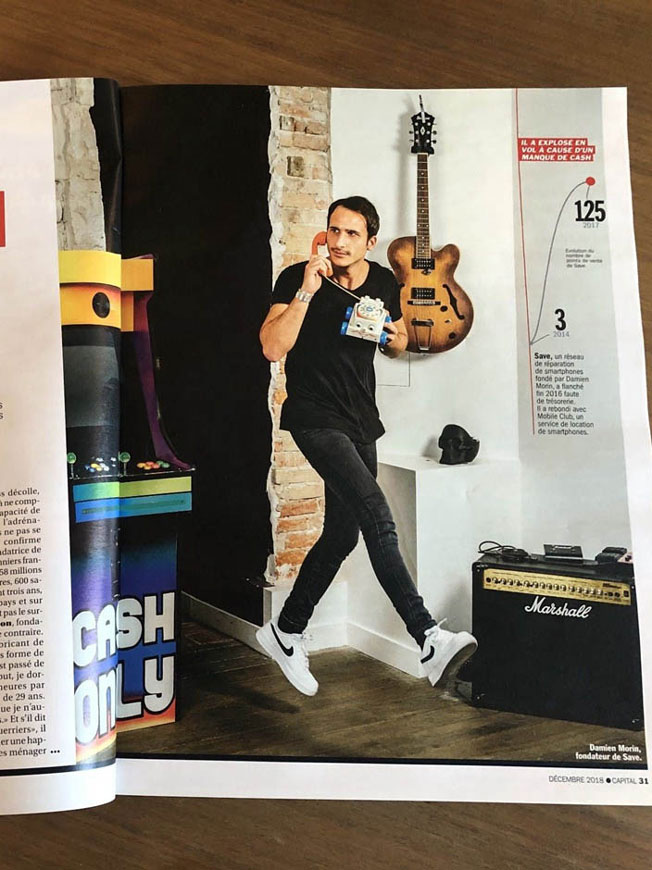 Le premier article de presse avec un shooting complètement stupide 😂