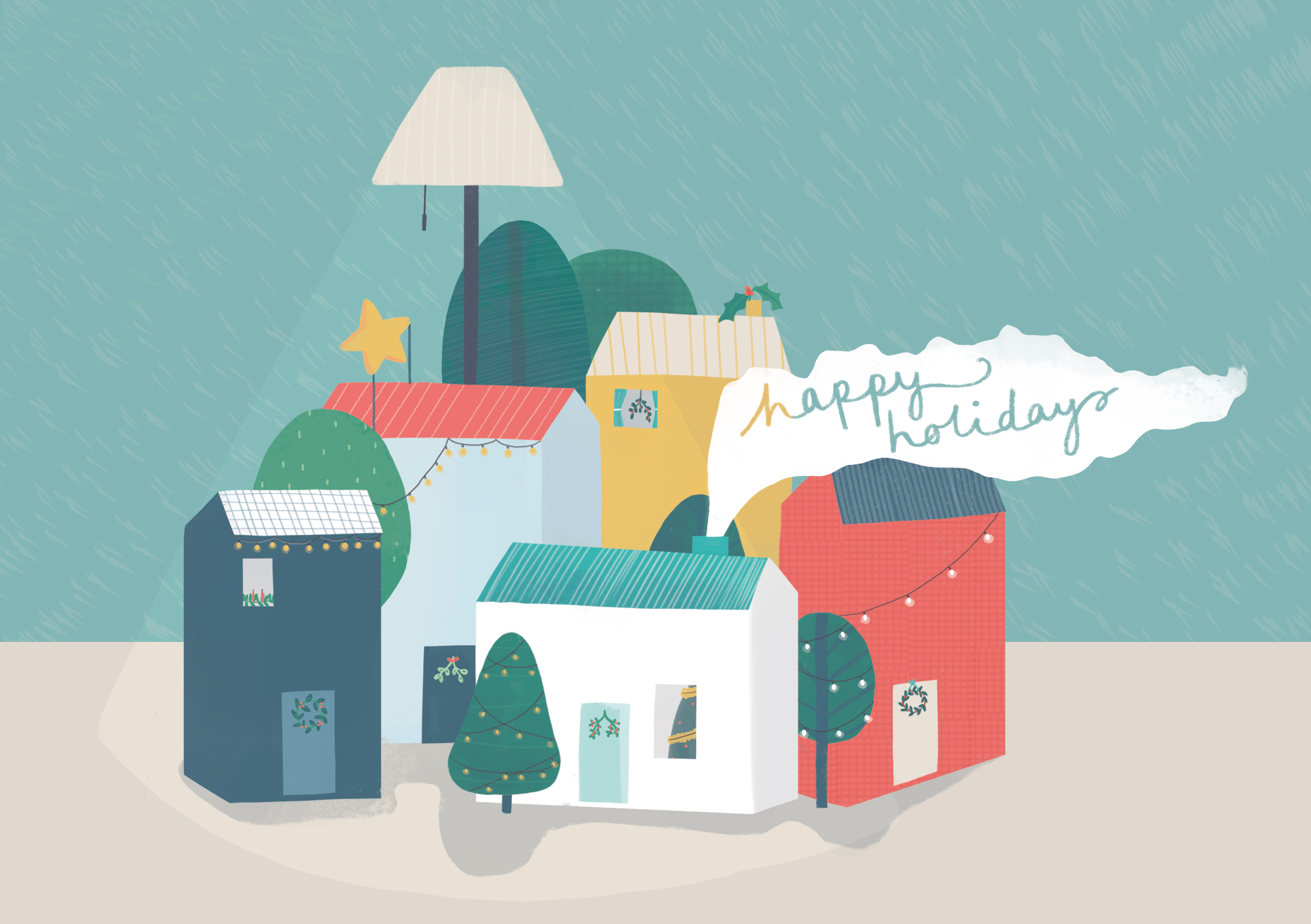 Holiday card by lornajameson