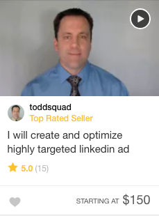 Fiverr Ro Linkedin marketing specialist