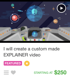 Fiverr Explainer Video Gig