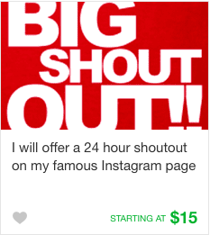 Fiverr Influencer Marketing Gigs