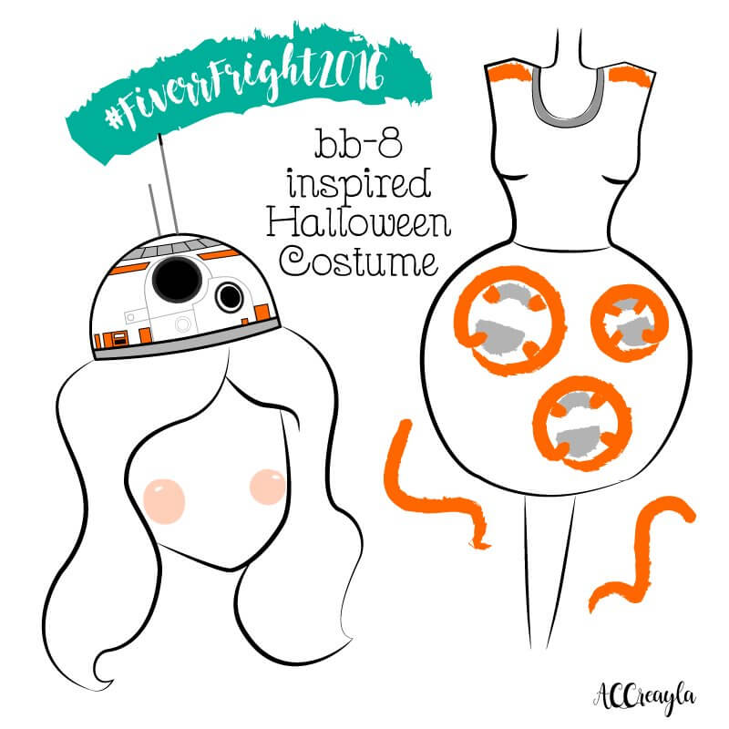 Costume design made on Fiverr