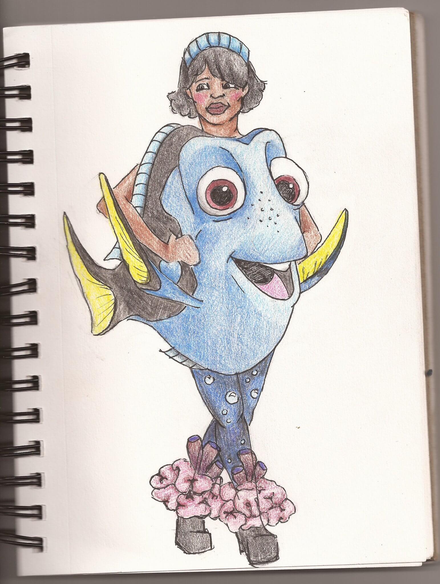 Costume design made on Fiverr