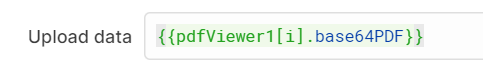 pdfViewer code in the upload data component