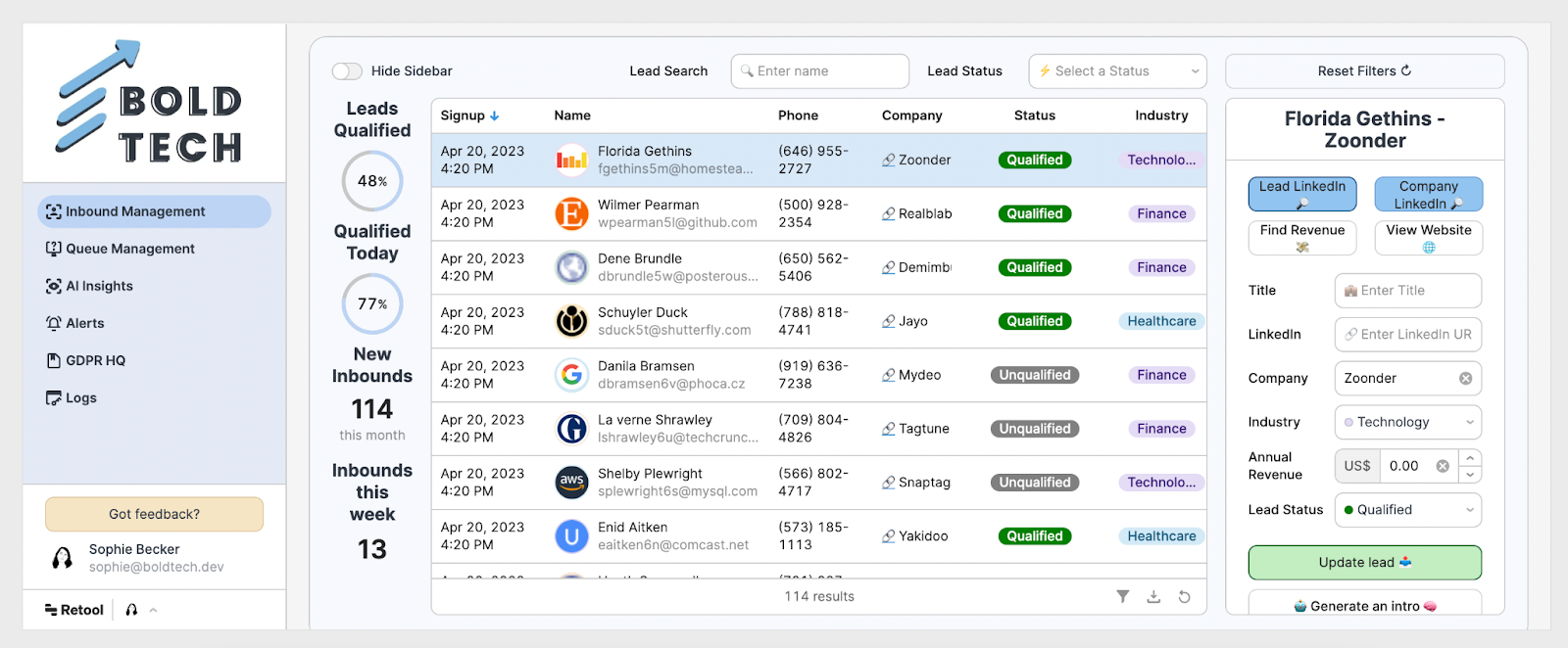 How to Build Powerful Sales Apps in Retool: Unleash your Salesforce Data with Sequin