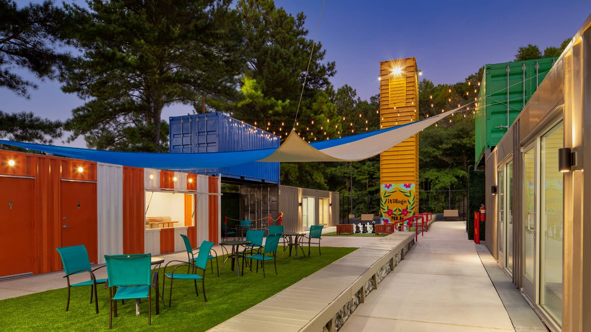 Sea Container Park in Atlanta Innovation Village