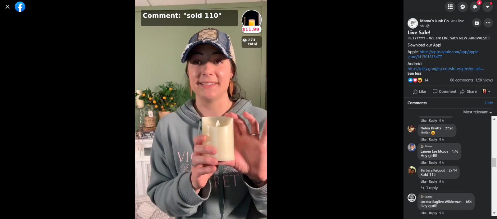 Facebook Live Sale | Upraft