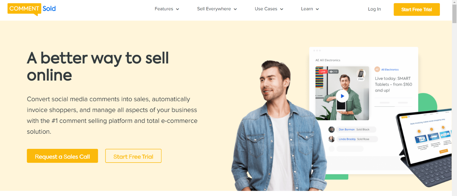 Facebook Live Sale- CommentSold | Upraft