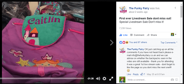 Funky Fair FB live Sale | Upraft
