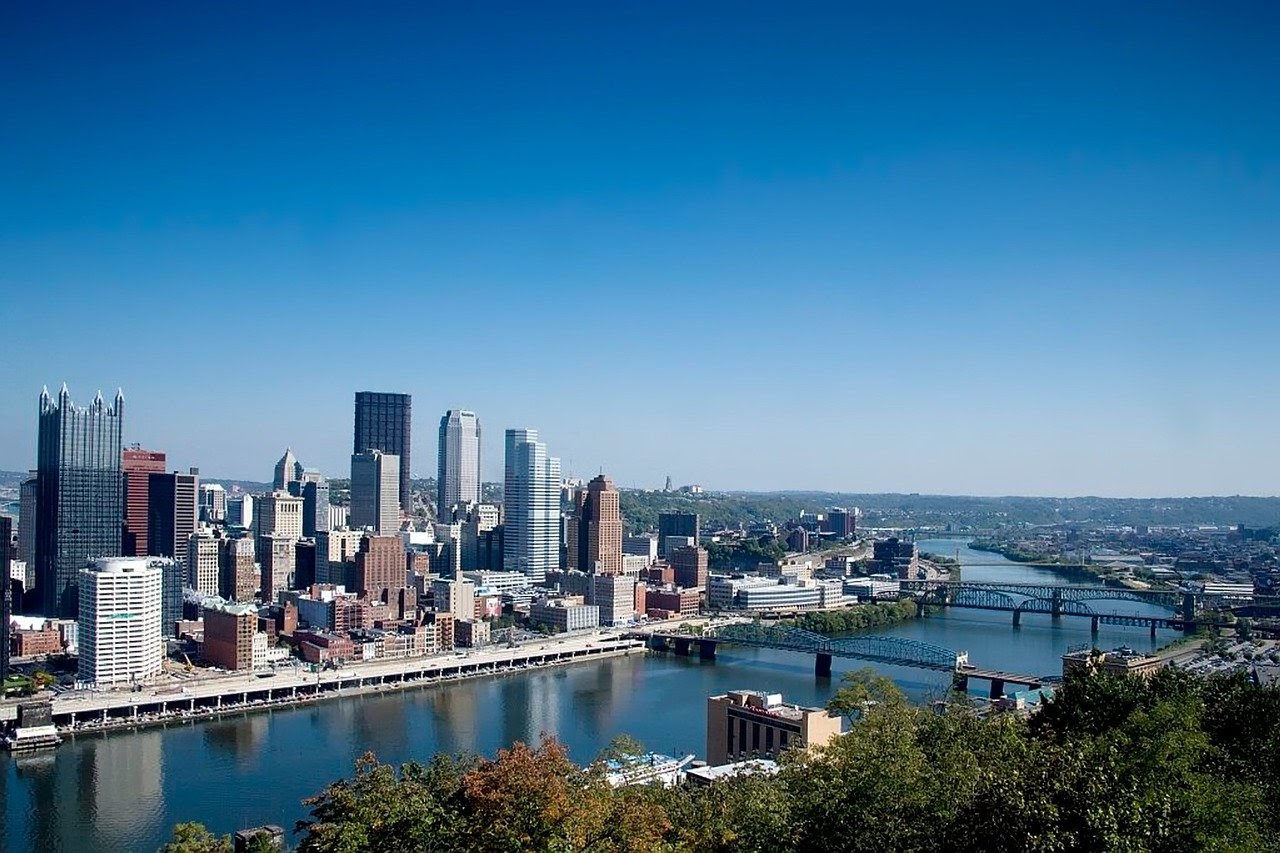 Downtown Pittsburgh skyline during the day