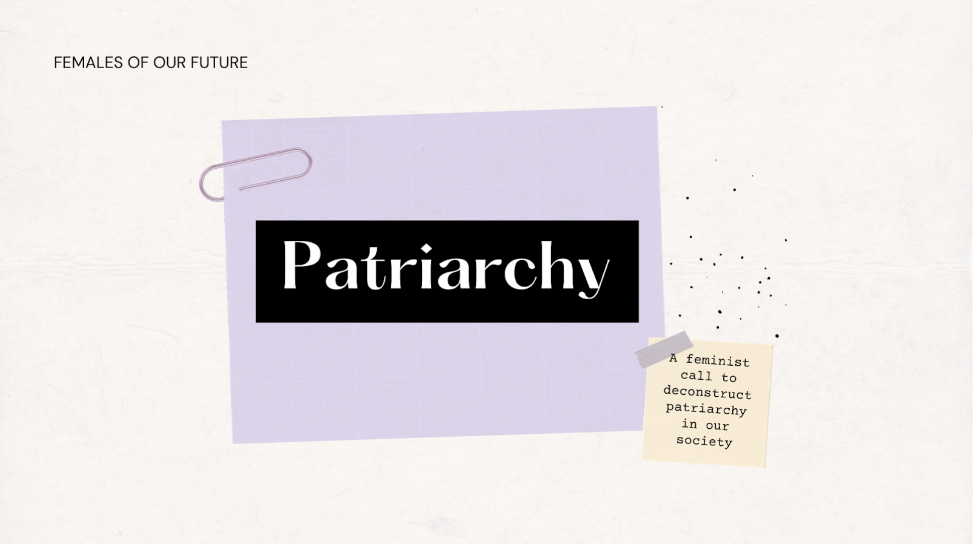 Patriarchy Overview