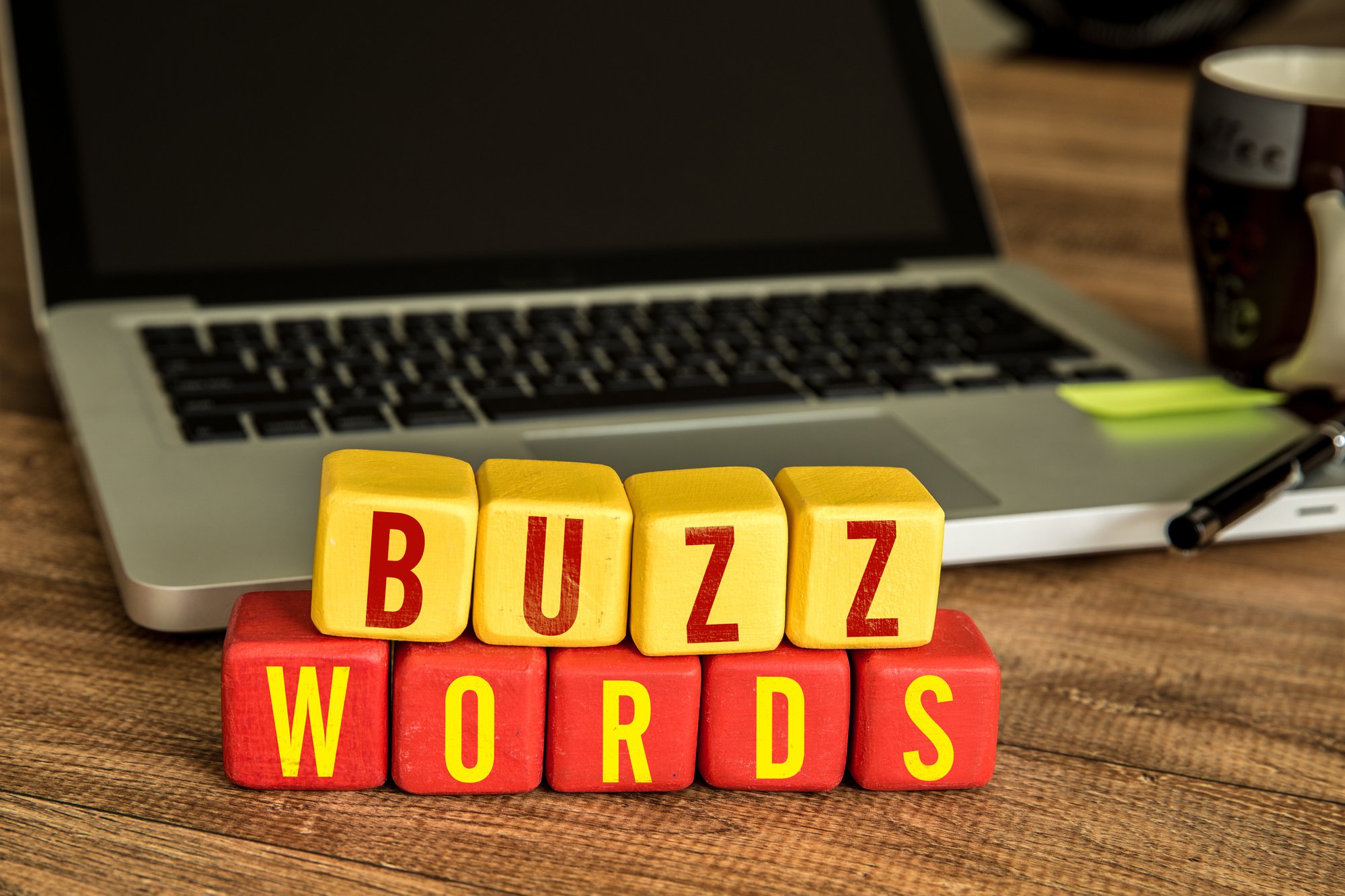 blocks that spell buzz words