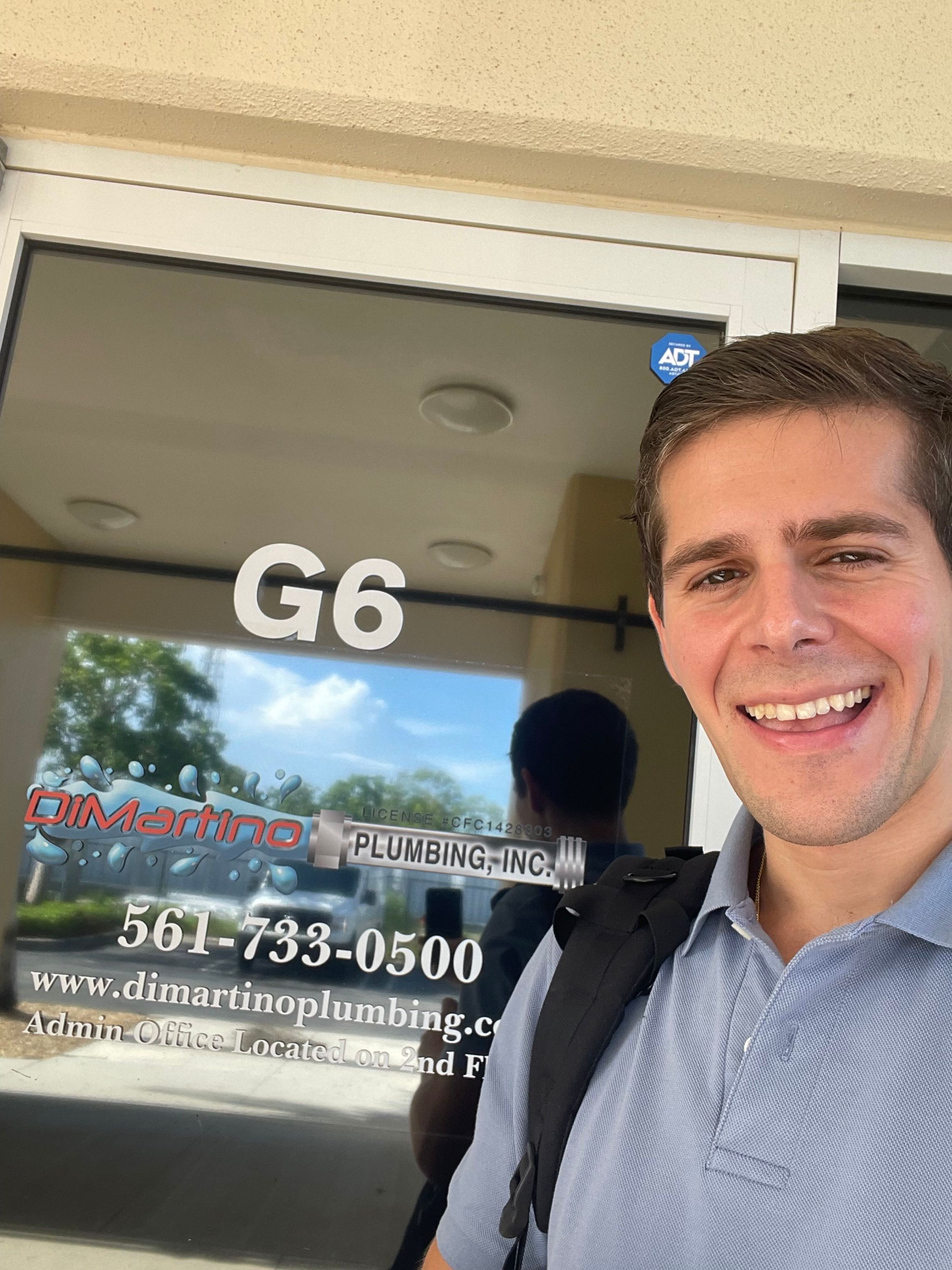 Charles Barr, owner of DiMartino Plumbing
