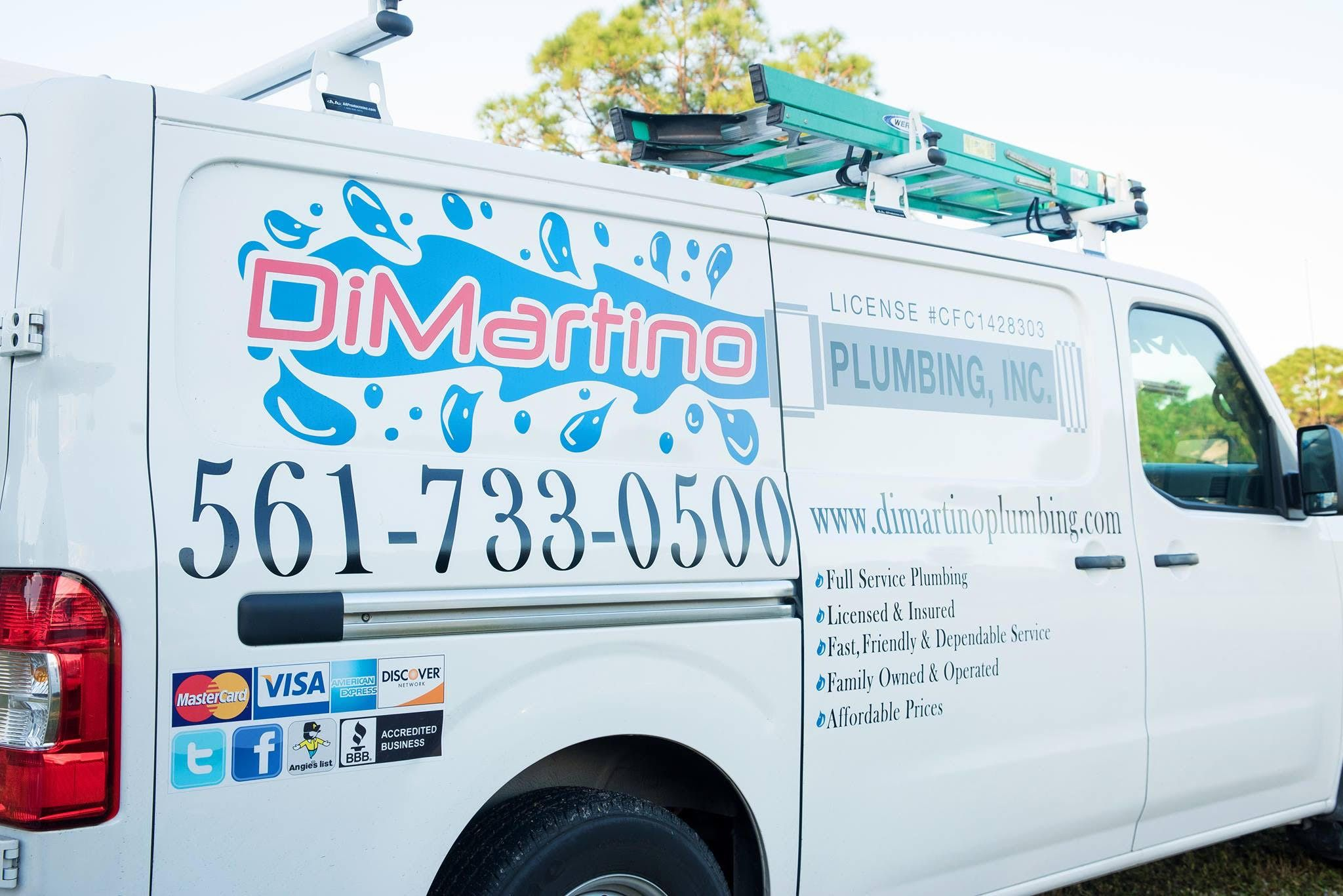 DiMartino Plumbing truck