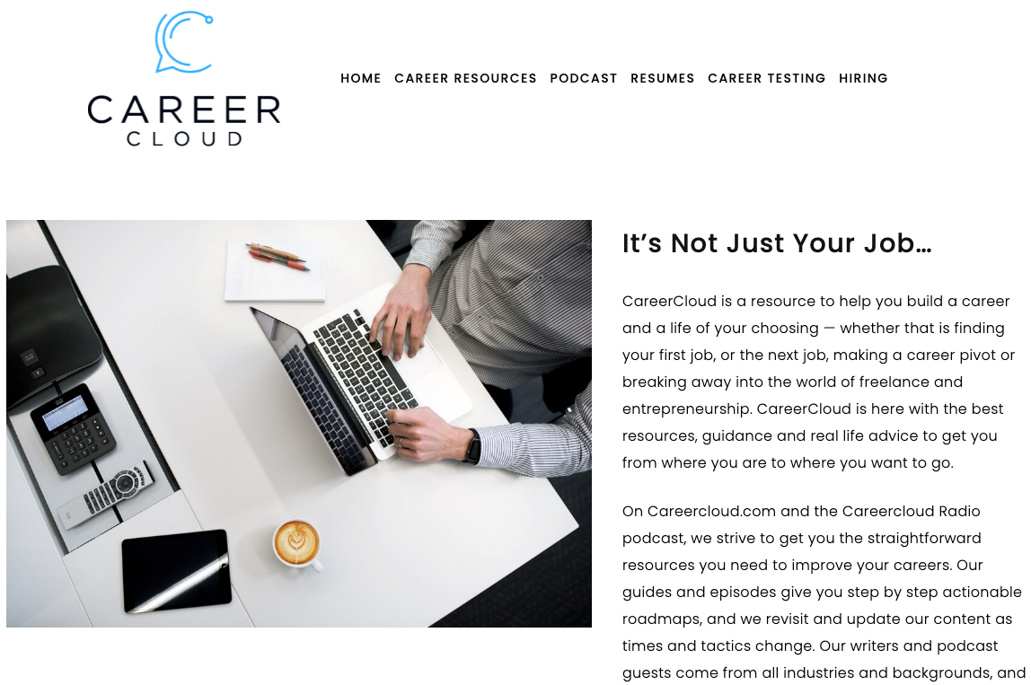 CareerCloud homepage