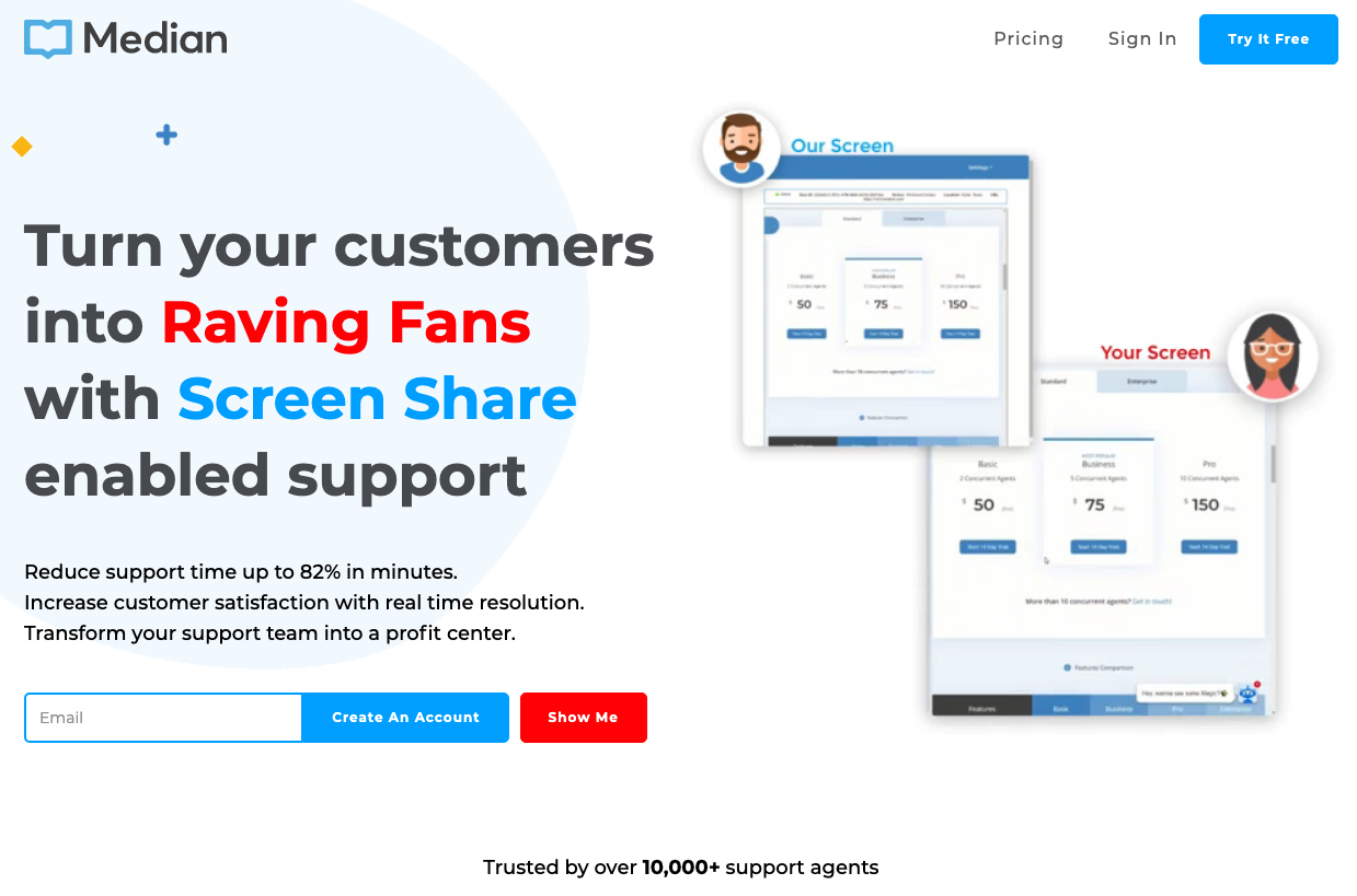 Median homepage