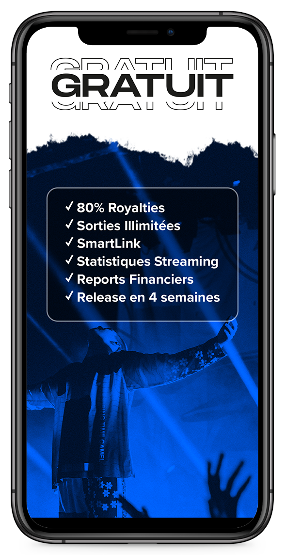 Distribution, dibsteur, gratuit, plateformes de streaming, musique, indépendant, gratuite, 80% royalties, Sorties illimitées, smartilink, Statistiques streaming, reports financiers, release en 4 semaines, release rapide, deal gratuit, distribution gratuite