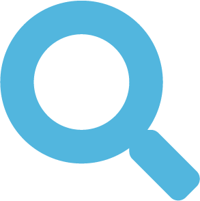 Search icon, magnifying glass