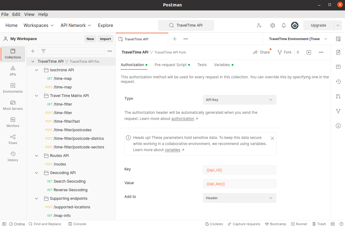 Create Isochrones with Postman & TravelTime Isochrone API | Blog