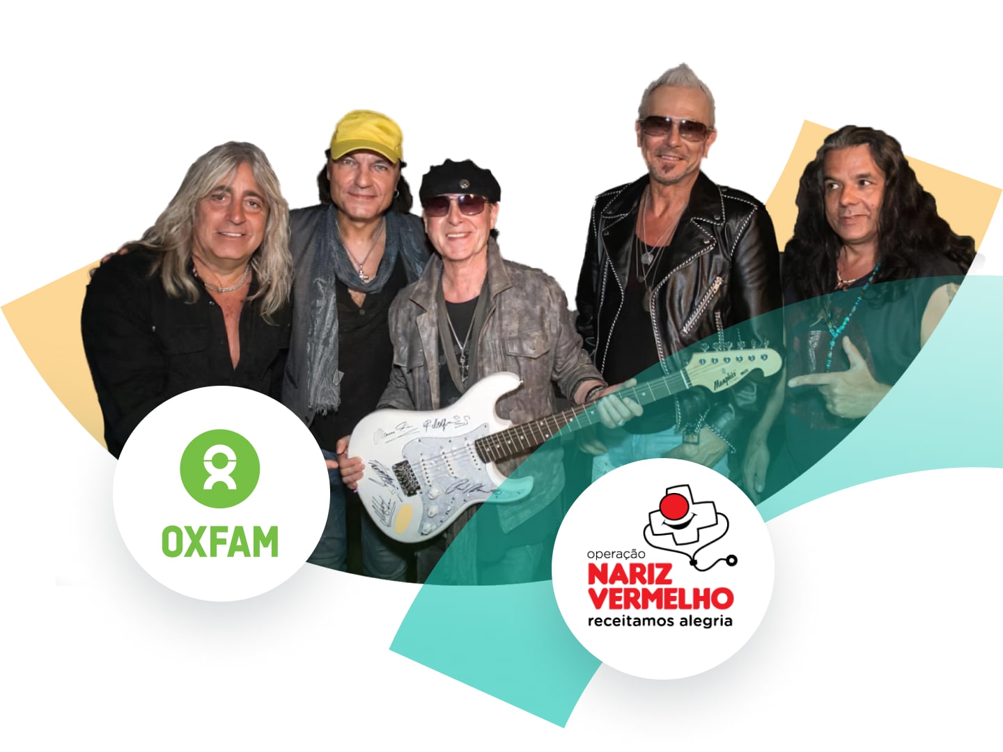 Charitable community (Scorpions signed guitar)