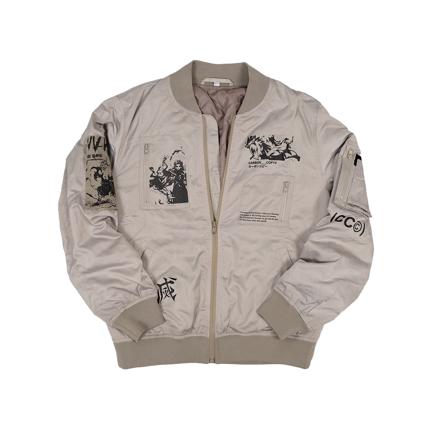 carbon bomber jacket