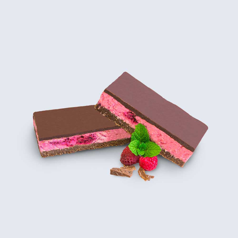 Raspberry & Coconut Slice