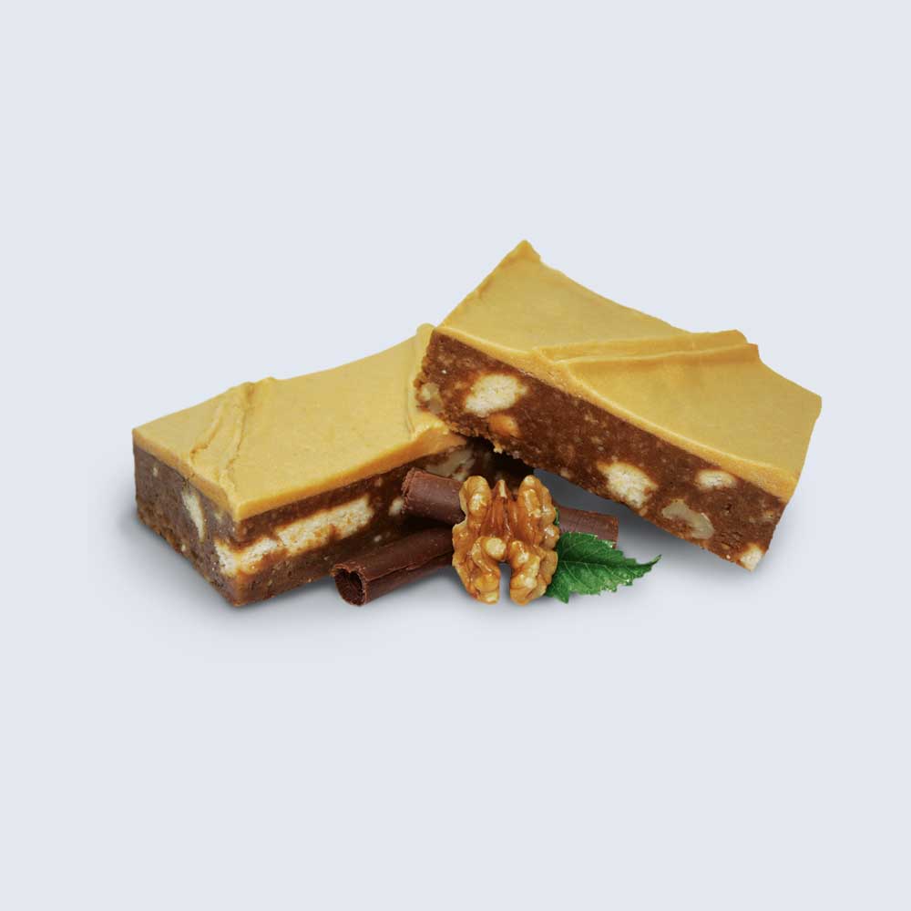 Coffee & Walnut Slice