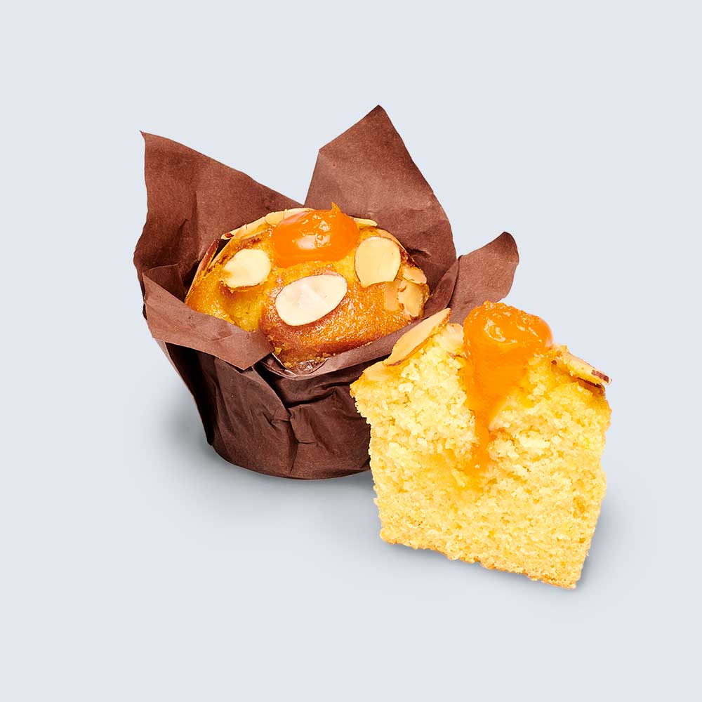 Orange and Almond Muffins Injected