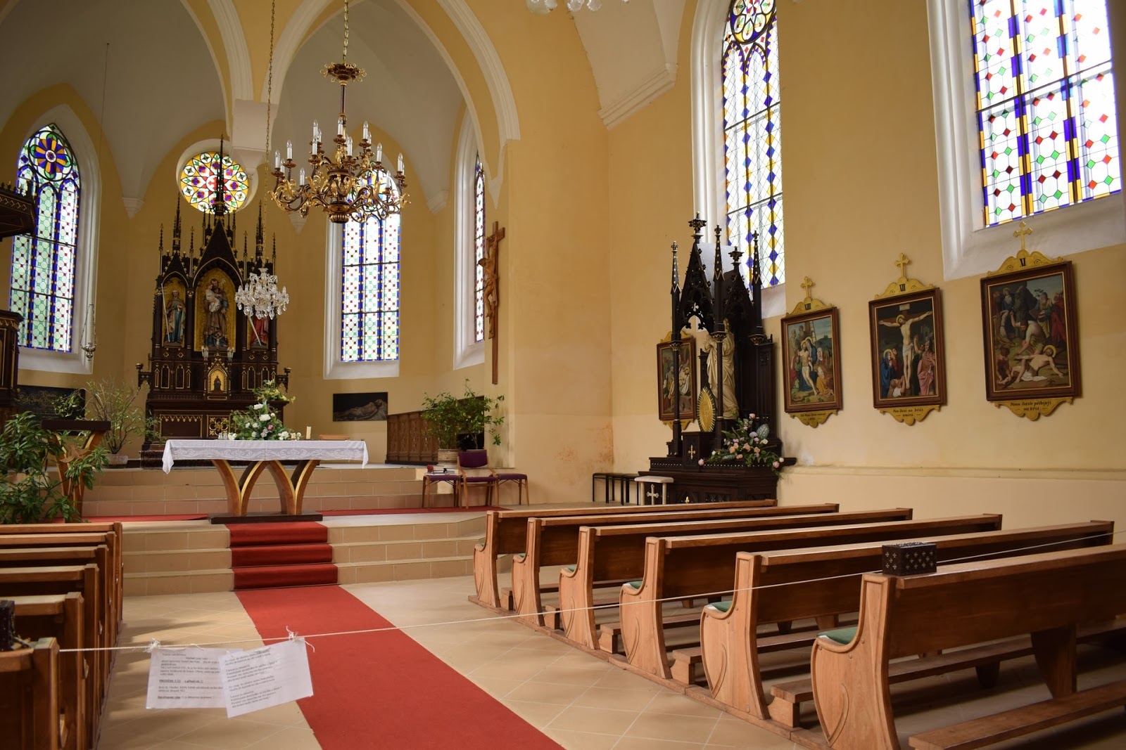 inside of a church