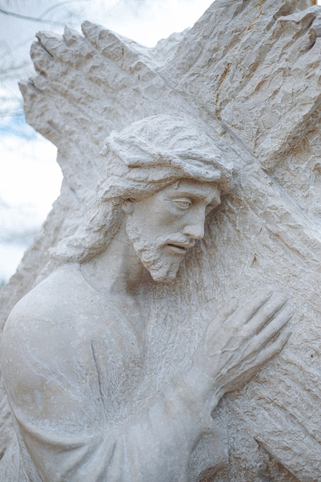 carved statue of Jesus